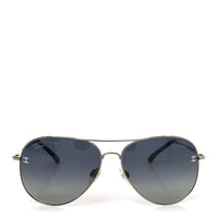 Chanel Aviator Sunglasses — Silver 4189-T