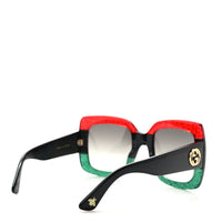 Gucci GG0083S Bee Oversized Square Acetate Sunglasses - Detail