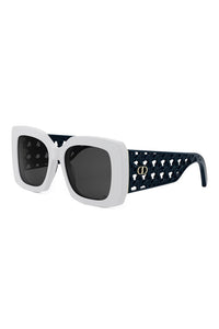 VeryDior S1I 54mm Square Sunglasses, Alternate, color, WHTO/SMK