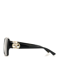 Gucci Square Sunglasses — Black