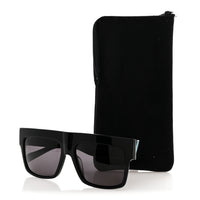 Celine Square Sunglasses — Black