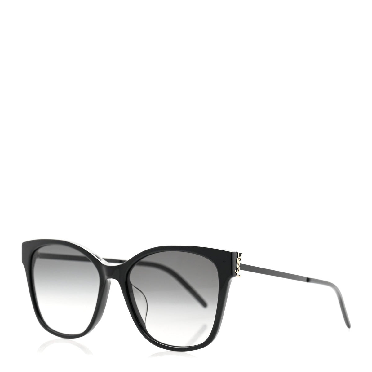 Saint Laurent Cat-Eye Sunglasses — Black