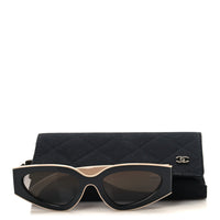 Chanel Cat-Eye Sunglasses — Black