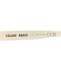 Celine Round Sunglasses — White