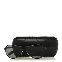 Chanel Aviator Sunglasses — Black