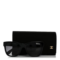 Chanel Cat-Eye Sunglasses — Black 5380-A