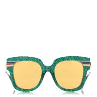 Gucci GG0281S Sylvie Web Oversized Square Sunglasses - Angle