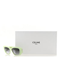 Celine Square Sunglasses — Green