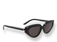 Balenciaga BB0159S 001 black cat-eye sunglasses side