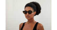 Bottega Veneta BV1035S Dark Tortoise/Brown on model