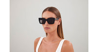Bottega Veneta BV1212S Black/Grey on model