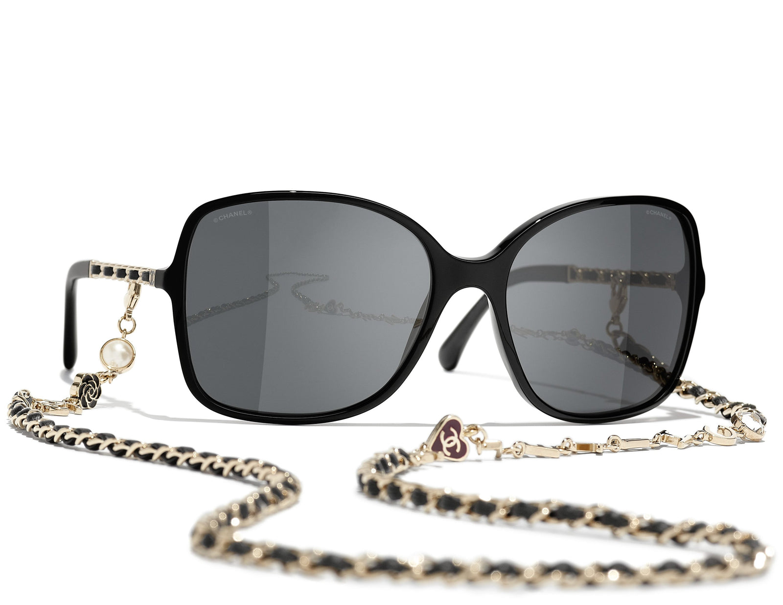 Chanel Signature Chain Square Sunglasses