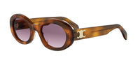 Celine Triomphe CL40194U Oval - havana/brown
