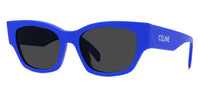 Celine Triomphe CL40197U Oversized Square - shiny blue/smoke