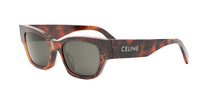 Celine Triomphe CL40197U Oversized Square - animal/smoke