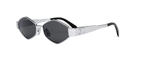 Celine Triomphe CL40254U Geometric - shiny palladium/grey front