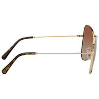 Dolce & Gabbana DG2274 pilot sunglasses gold - left side