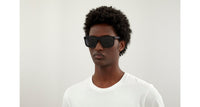 Gucci GG0010S Black Grey three-quarter