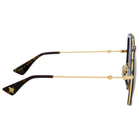 Gucci GG0106S Interlocking G Round Metal Sunglasses - Left