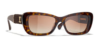 Chanel 5514 C714 Dark Tortoise Tweed Polarised