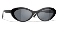 Chanel 5416 Oval - Black & Pink Grey