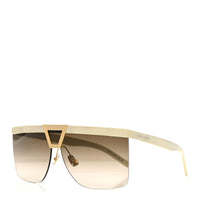 Saint Laurent Mask Sunglasses — White SL 537
