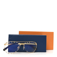 Louis Vuitton Aviator Sunglasses — Gold Z0997W