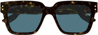 Gucci GG1084S Lettering Rectangular Acetate Sunglasses - Angle