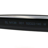 Saint Laurent Oval Sunglasses — Black