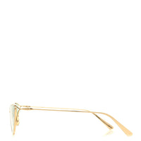 Dior Cat-Eye Sunglasses — Gold