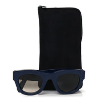 Celine Square Sunglasses — Blue