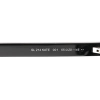 Saint Laurent Cat-Eye Sunglasses — Black SL214