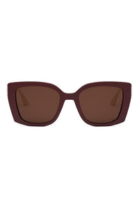 30Montaigne S13I 53mm Square Sunglasses, Main, color, SHINY BORDEAUX / BORDEAUX