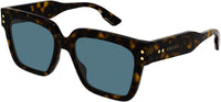 Gucci GG1084S Lettering Rectangular Acetate Sunglasses - Front