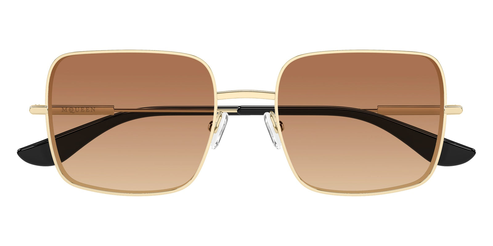 Alexander McQueen Cat-Eye Metal Sunglasses