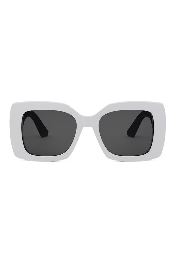 VeryDior S1I 54mm Square Sunglasses, Main, color, WHTO/SMK