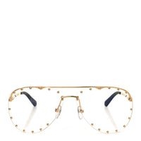 Louis Vuitton Aviator Sunglasses — Gold Z0997W