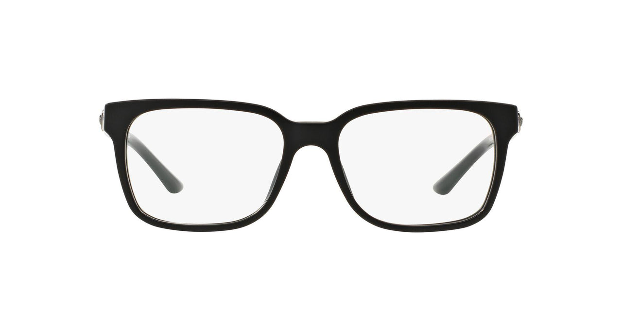 Versace Rectangle Black Acetate Optical Frame