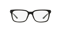 Versace VE3218 rectangle black acetate optical - front view