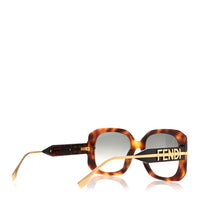 Fendi Square Sunglasses — Tortoise