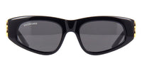 Balenciaga BB0095S Dynasty D-Frame 001 Black/Gold - side angle