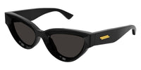 Bottega Veneta BV1249S Black with Gold/Grey