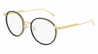 Bottega Veneta BV1017O New Classic Round Optical Frame - Color 001