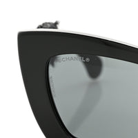 Chanel Cat-Eye Sunglasses — Black