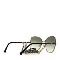 Chanel 4274 Round Metal Sunglasses - detail view