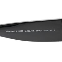 Chanel Square Sunglasses — Black