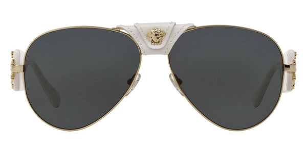 Versace VE2150Q Medusa aviator sunglasses - front view
