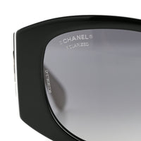 Chanel Oval Sunglasses — Black 5524-A