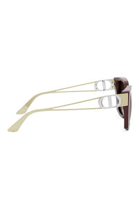 30Montaigne S13I 53mm Square Sunglasses, Alternate, color, SHINY BORDEAUX / BORDEAUX