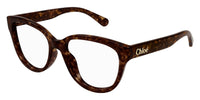 Chloe CH0243O Rounded Cat-Eye Acetate Optical (002)